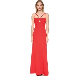 Bcbgmaxazria kelbie dress in bright poppy size 02